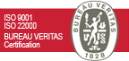 Certification ISO 9001, ISO 22000, Bureau Veritas